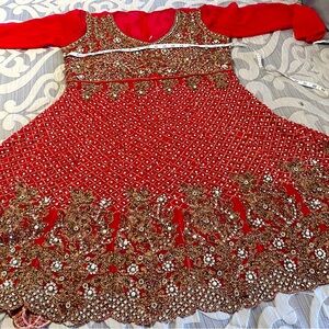 Pakistani Indian heavy bridal dress